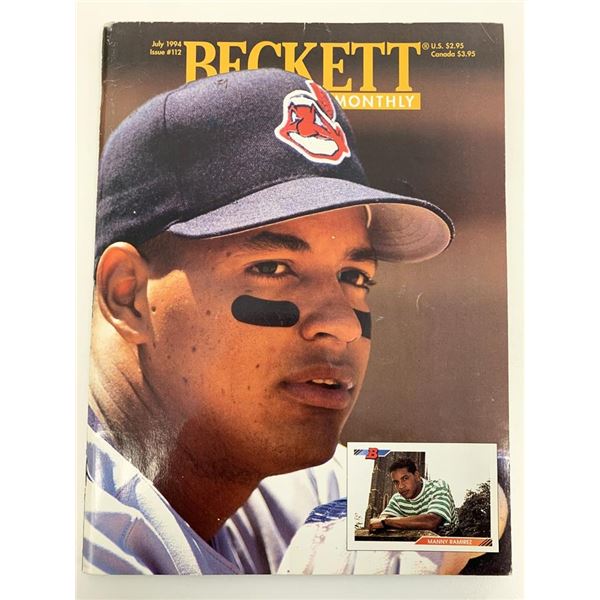Beckett Baseball Monthly Magazine - Manny Ramirez -July 1994 Issue #112