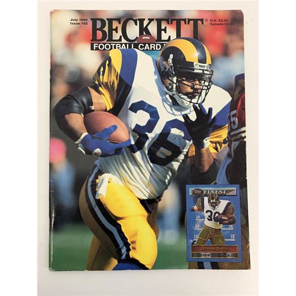 Beckett Football Card Magazine July 1994 - Jerome Bettis Cover