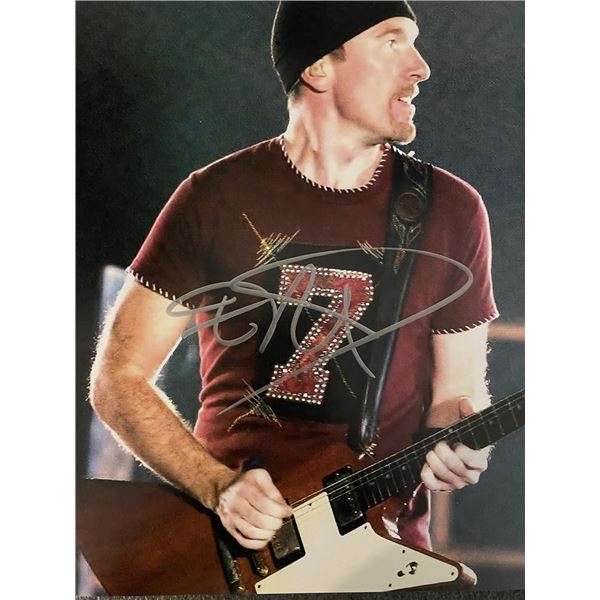 U2 The Edge signed photo