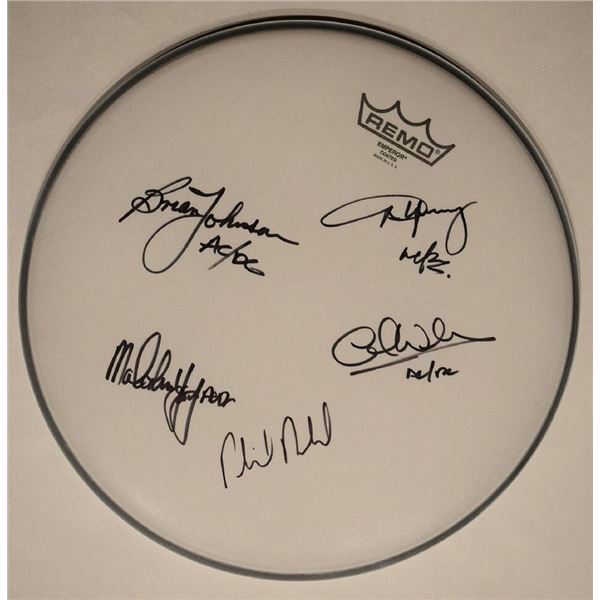 AC/DC signed drum head