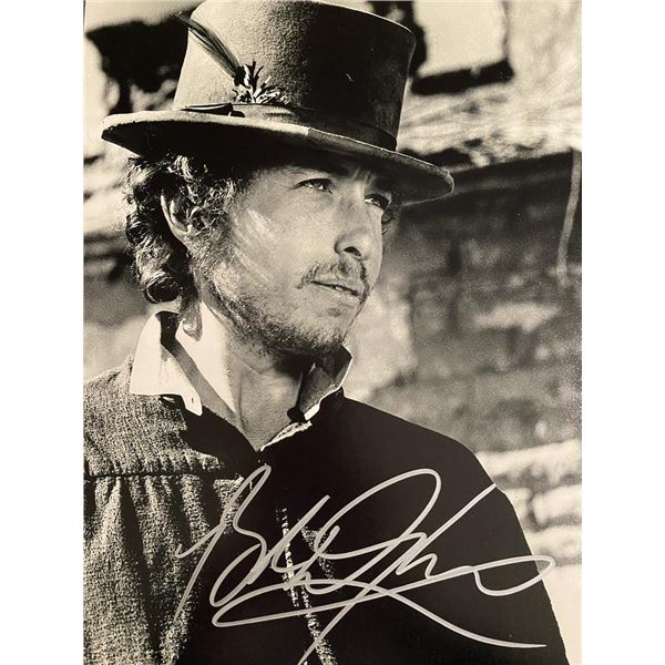 Bob Dylan signed photo