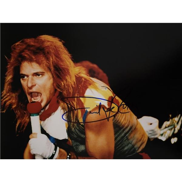Van Halen David Lee Roth signed photo