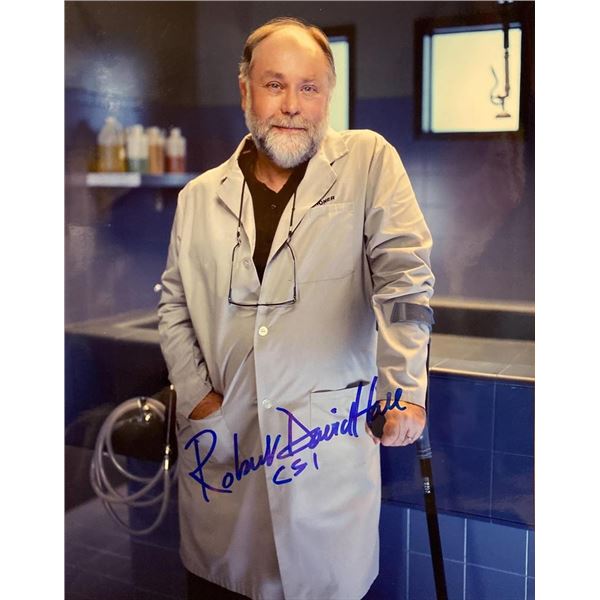 CSI: Crime Scene Investigation Robert David Hall signed photo