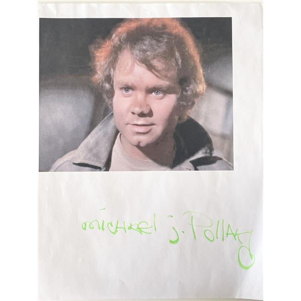 Bonnie and Clyde actor Michael J. Pollard signed photo