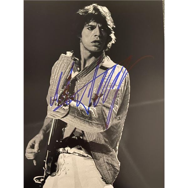 Rolling Stones Mick Jagger signed photo