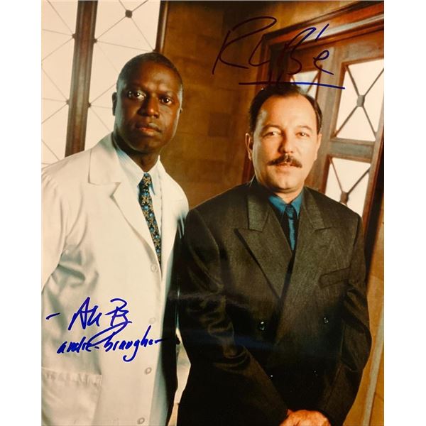 Brooklyn Nine Nine Andre Braugher and Ruben Blades signed photo