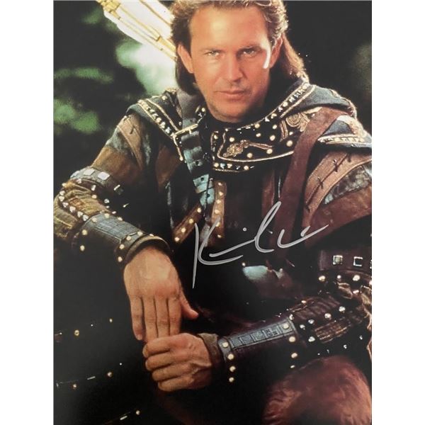 Robin Hood Kevin Costner signed photo