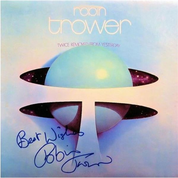 Robin Trower signed "Twice Removed From Yesterday" album