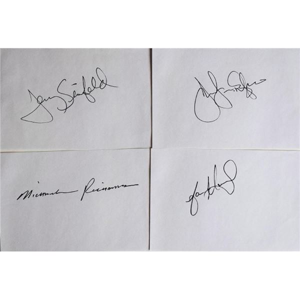 Seinfeld cast signature slips