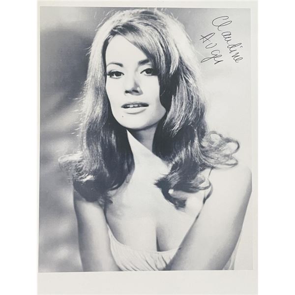 Bond Girl Claudine Auger signed photo