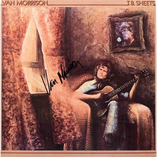 Van Morrison  TB Sheets signed album