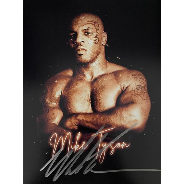 Heavyweight Champion Mike Tyson signed photo