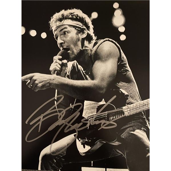 Bruce Springsteen signed photo