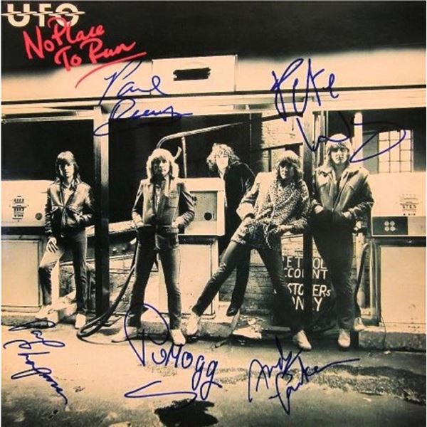 UFO signed No Place To Run album