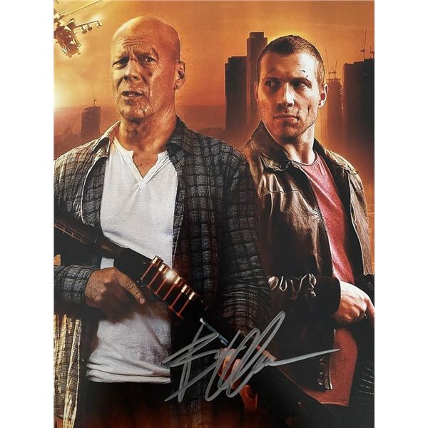 Die Hard Bruce Willis signed photo