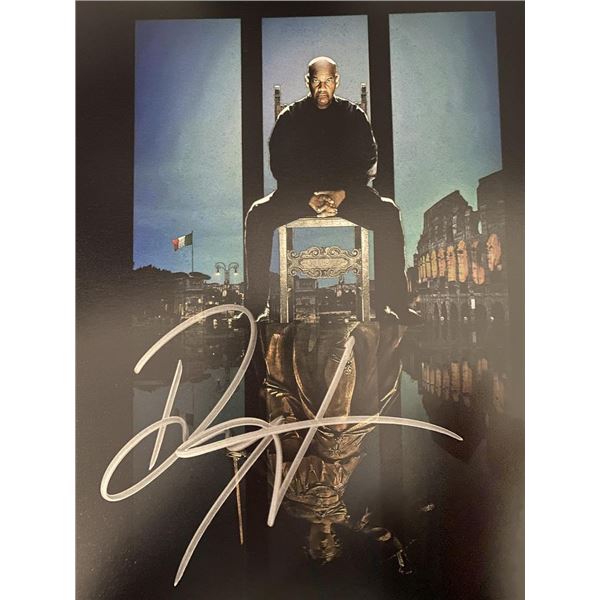 The Equalizer Denzel Washington signed movie photo