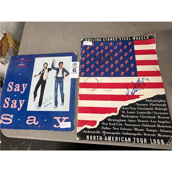 Mick Jagger/Keith Richards Signed Rolling Stones 1989 Tour Program