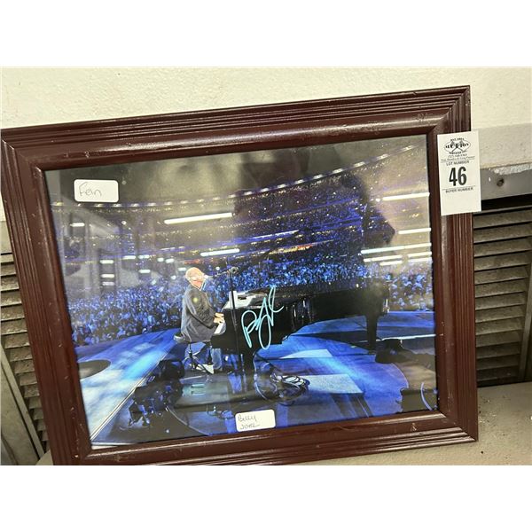 Billy Joel Framed Autographed Photo