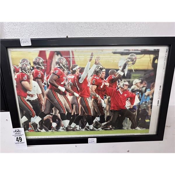 Mike Alstott TB Bucs Autographed Framed Photo