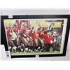 Image 1 : Mike Alstott TB Bucs Autographed Framed Photo