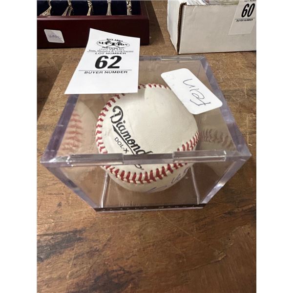 Karmala Harris Autographed Baseball w/Showcase
