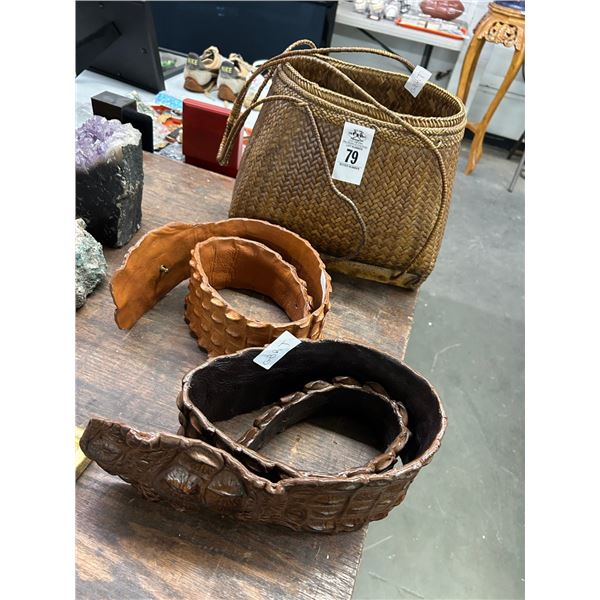 Woven Fishing Basket