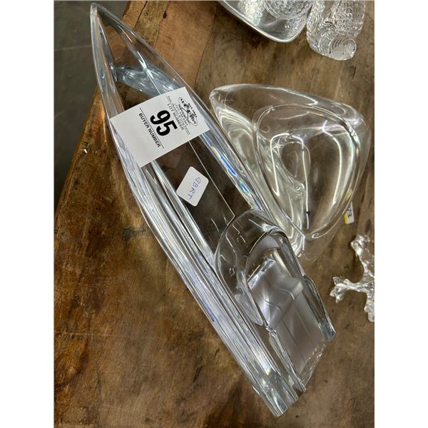 Crystal Speedboat, Contemporary Ashtray