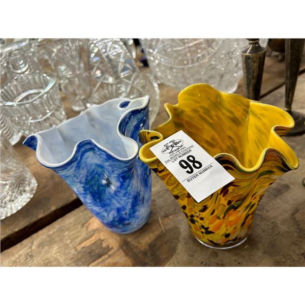 Art Glass Vases - 2