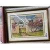 Image 1 : Framed Water Color Springfield/Burmuda Signed Powell - 18"  X  20"