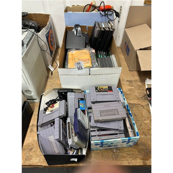 Nintendo Gaming Console w/Games/Accessories w/XBOX Games