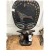Image 1 : Carved African Statuary Décor - 2'