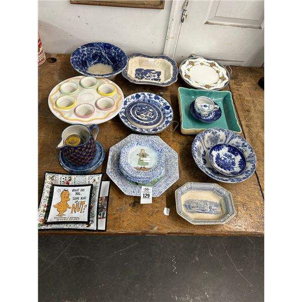 Asst. Bowls, Dishes, Table Décor