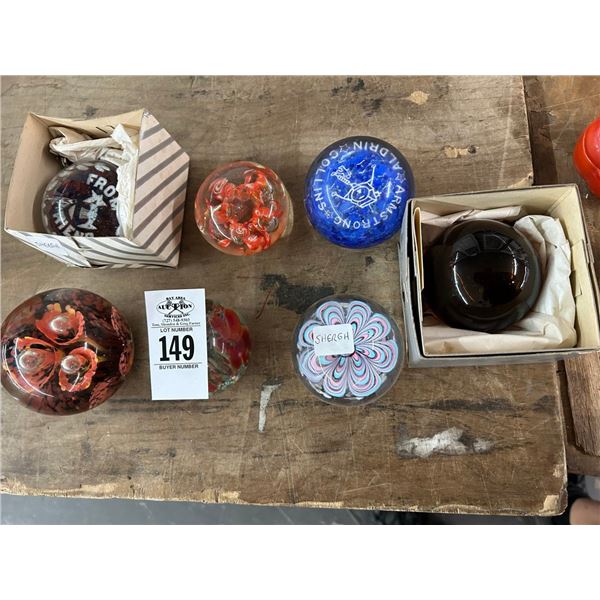 7-Ornate Paperweights - 7 X $