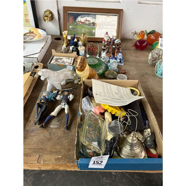 Asst. Figurines, Animal Miniatures, Burning of Chambersburg Wall Art