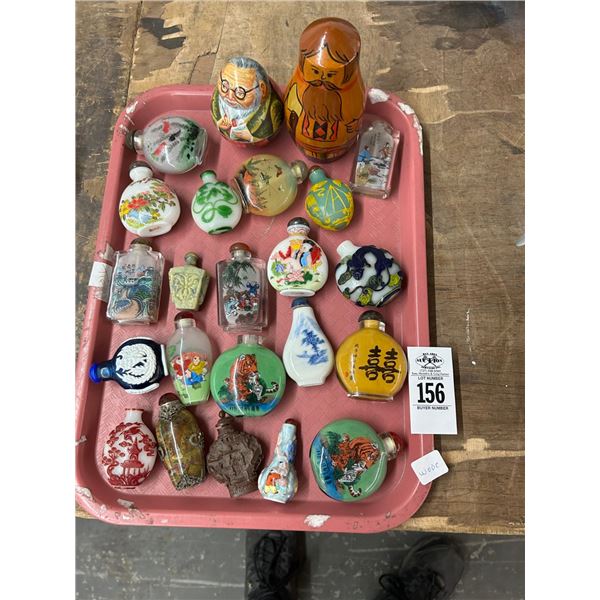 Asst. Miniature Painted Keepsake Bottles