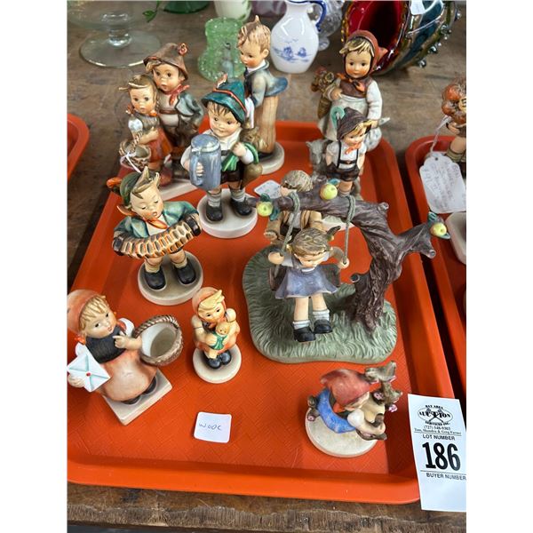 10-Asst. Size Hummel Figurines - 10 X $