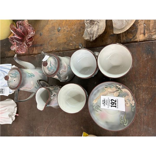 Oriental Dragon China Cups/Saucers/Teapots/Table Accessories
