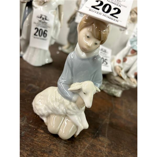 Lladro Boy w/Lamb
