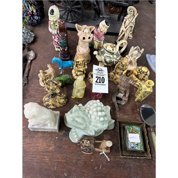 Asst./Oriental Figurines w/Jade