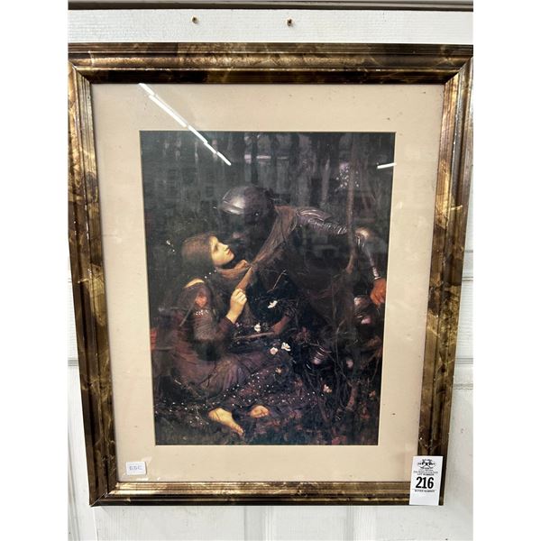 Framed Wall Art Young Love - 18"  X  20"