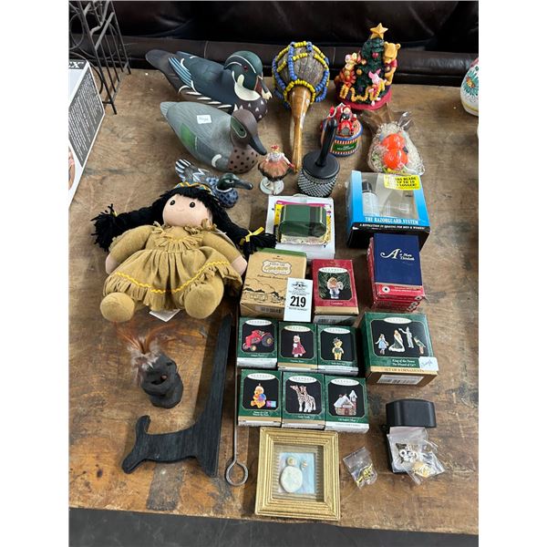 Hallmark Keepsake Ornaments, Card Games, Duck Decoys, Décor