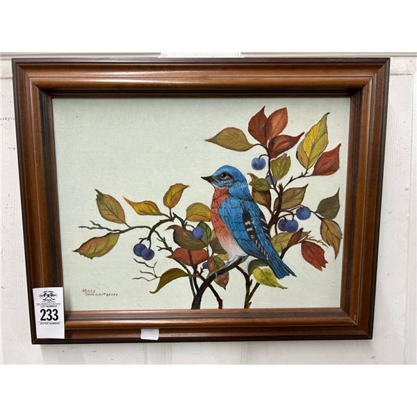 Framed Oil On Canvas - Signed Swartscoff