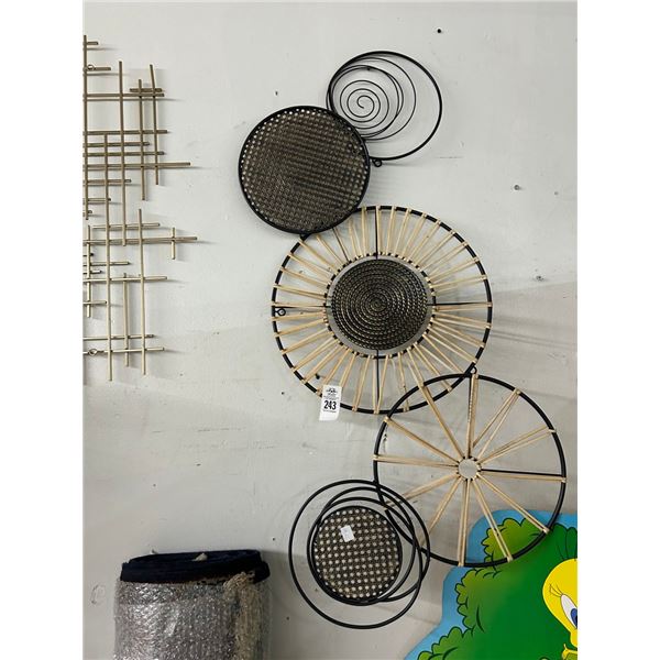 Contemporary Metal/Wood Wall Art - 2