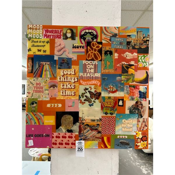Unframed Collage Wall Art