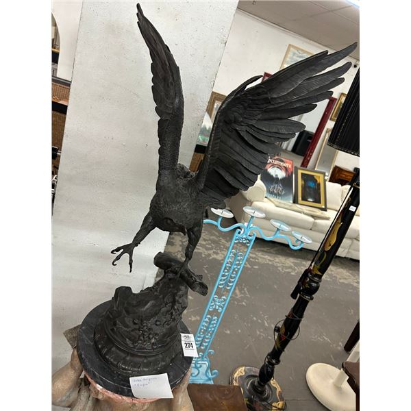 Bronze 30"  Eagle Statuary by Moigniez