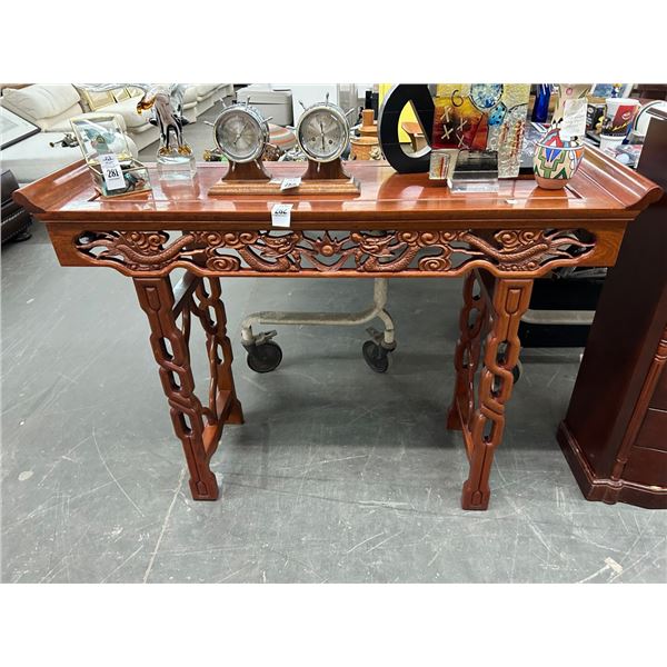 Cherry Dragon Carved Altar Table