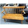 Image 1 : Haywood Wakefield Style Spindle Back Hall Bench