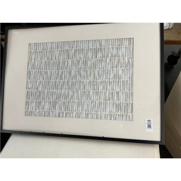 Framed Abstract Wall Art - 30"  X  36"