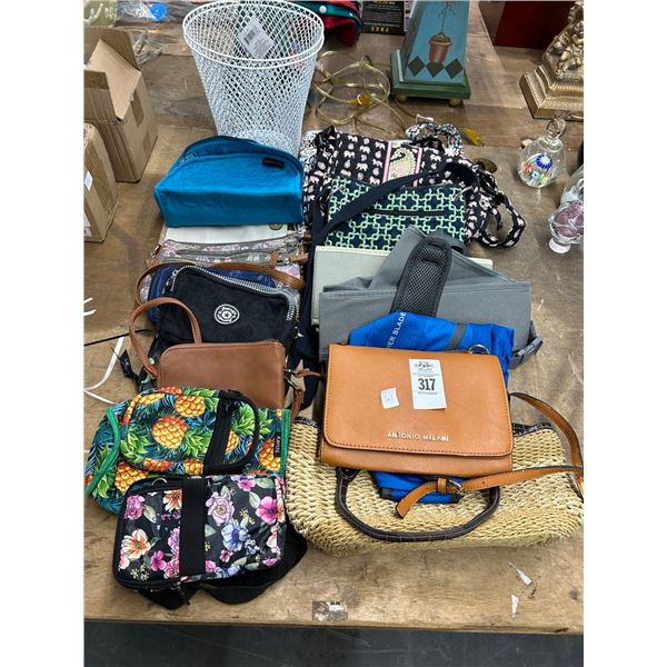 Asst. Purses, Waste Baskets