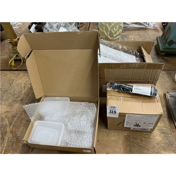 Plastic Storage Bins, Fountain Components